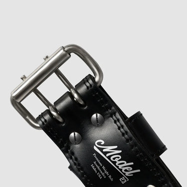 Model 23 Custom Premium Black Tapered Weight Belt (Laser Engraving)